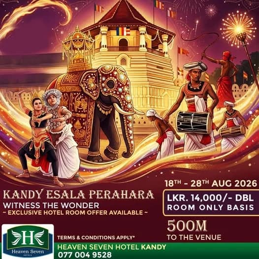 Witness the Kandy Esala Perahera