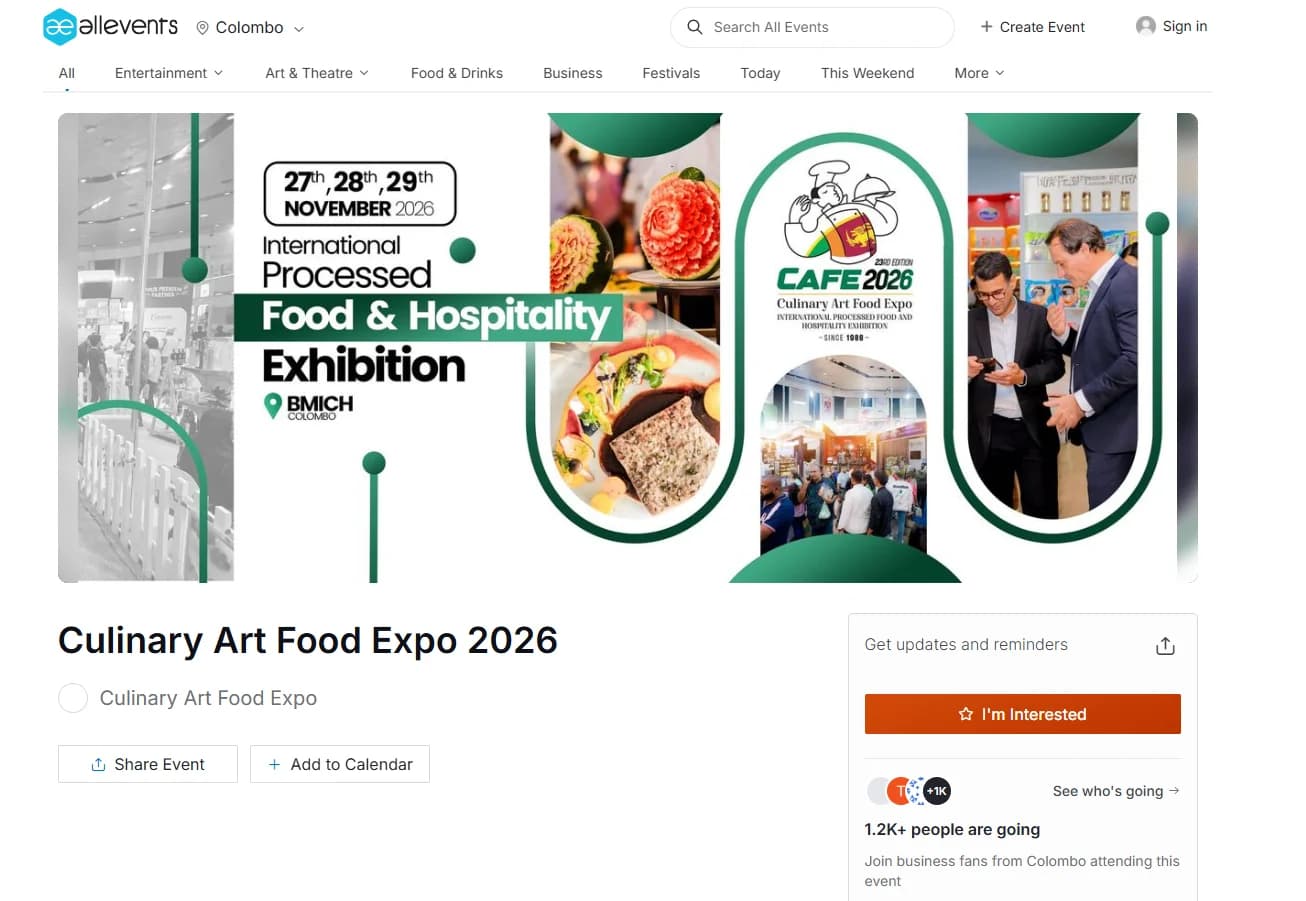 Culinary Art Food Expo 2026