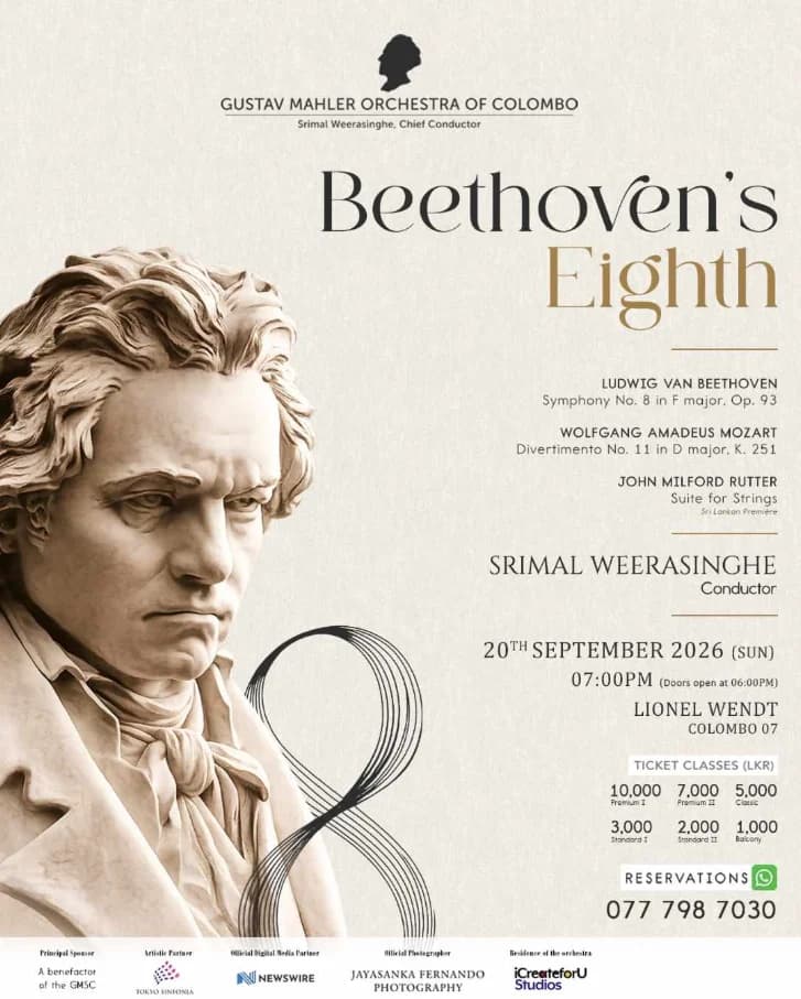 Beethoven’s Eighth – Gustav Mahler Orchestra of Colombo
