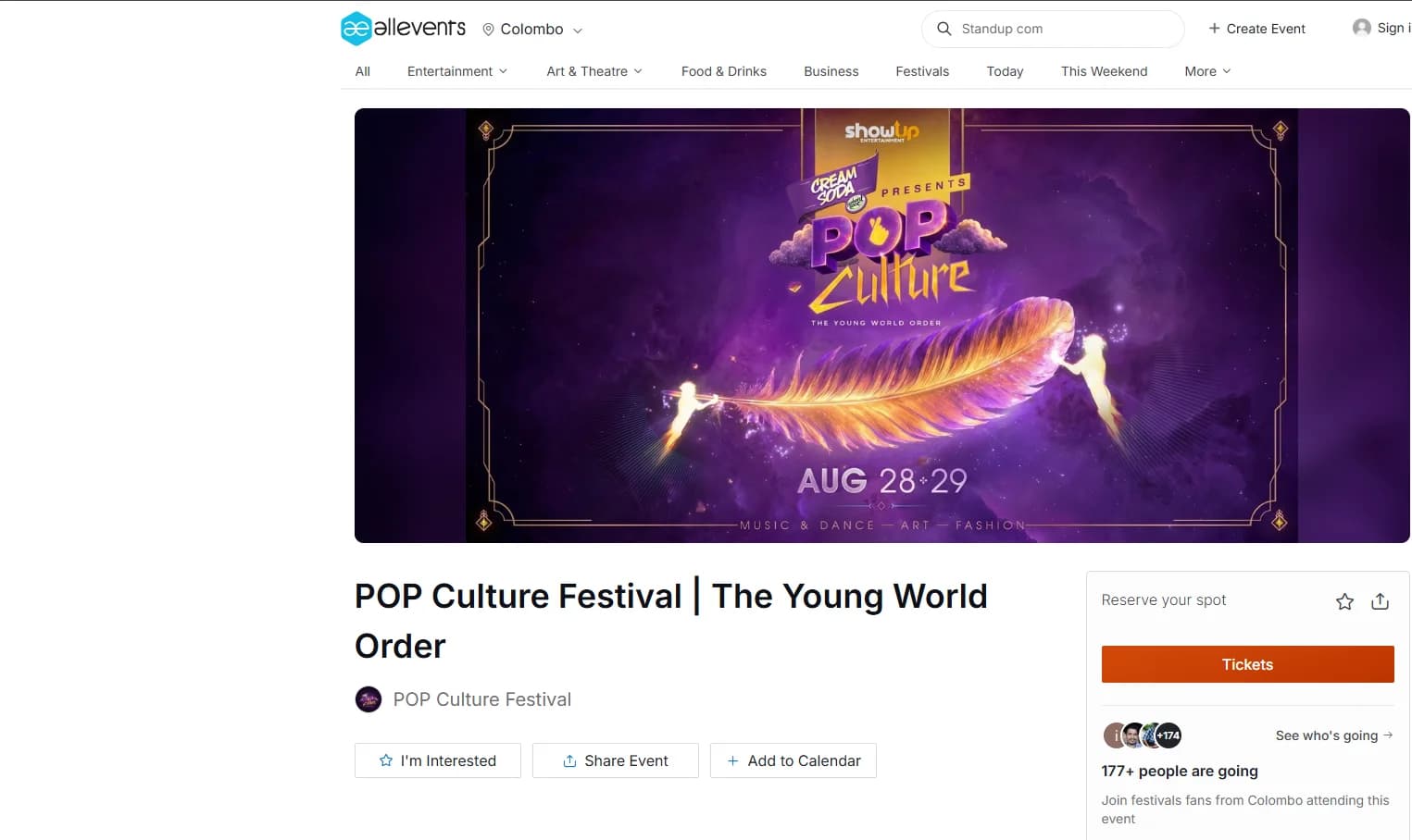 POP Culture Festival | The Young World Order