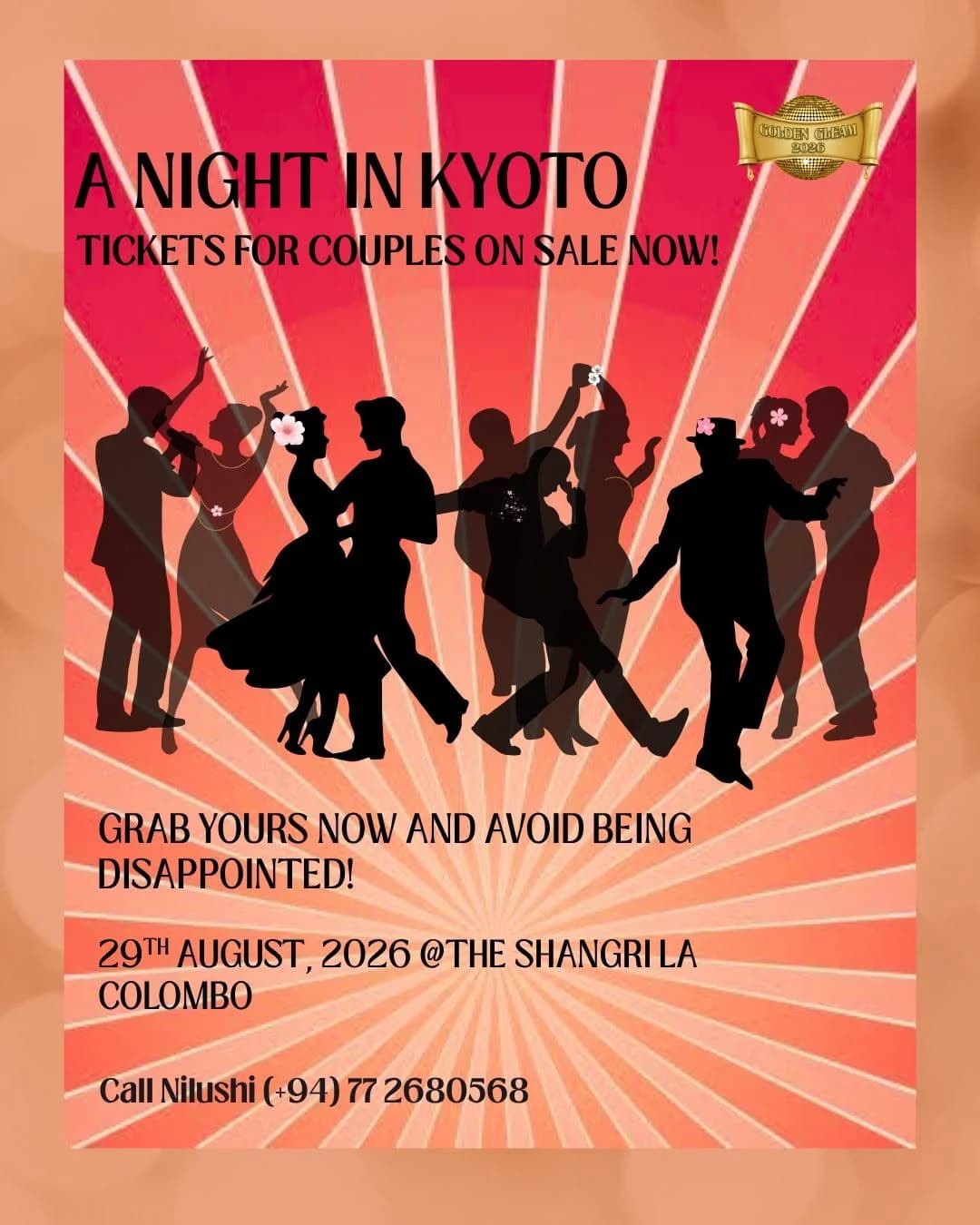GOLDEN GLEAM 2026 — A Night in Kyoto