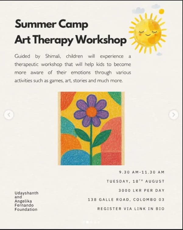 Summar Camp - Art Therapy workshop