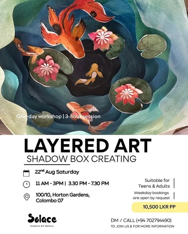Layered Art – Shadow Box Creating Workshop
